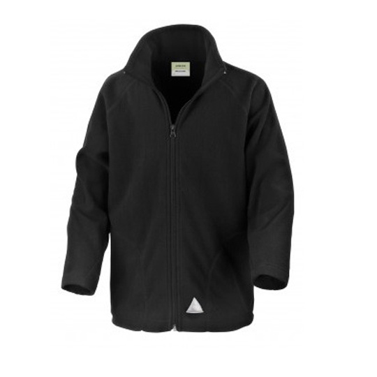 Lekka mlodziezowa bluza polarowa RT114Y - Black