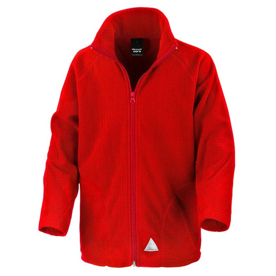 Lekka mlodziezowa bluza polarowa RT114Y - Red