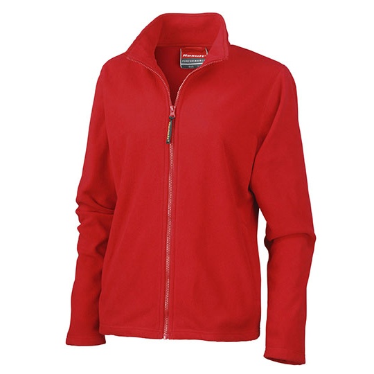 Bluza Damska Przedluzany Tyl Mikropolar Lekka Oddychajaca RT115F - Cardinal Red