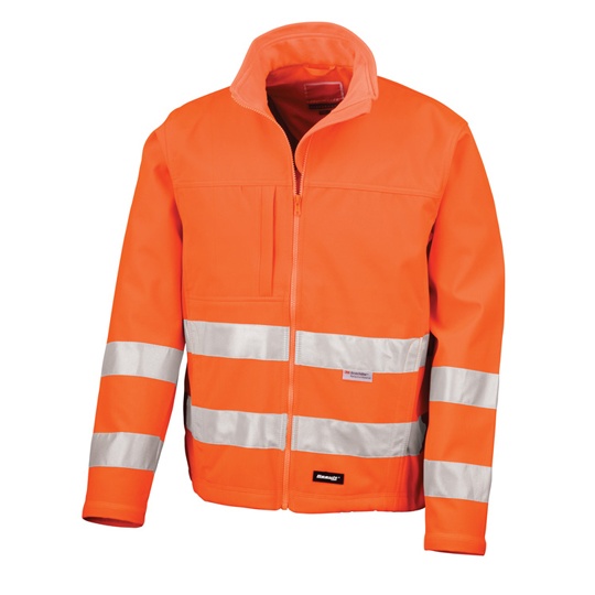 Kurtka Softshell Klasyczna Hi-Vis RT117 - Fluorescent Orange