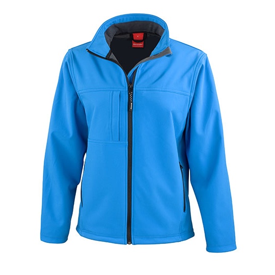 Kurtka Damska Taliowana Softshell Wiatroszczelna RT121F - Azure