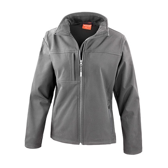Kurtka Damska Taliowana Softshell Wiatroszczelna RT121F - Grey