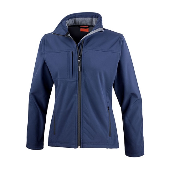 Kurtka Damska Taliowana Softshell Wiatroszczelna RT121F - Navy