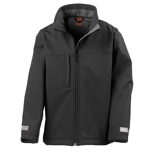 Kurtka Mlodziezowa Softshell Nieprzemakalna RT121Y - Black