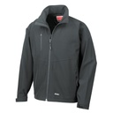 Kurtka Meska Klasyczna Softshell Wiatroszczelna Wodoodporna RT128M - Black
