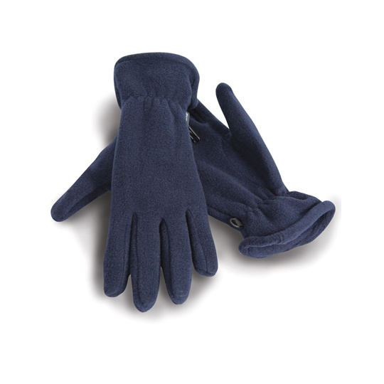 Rekawiczki Klasyczne Polarowe Bardzo Cieple RT144 - Navy