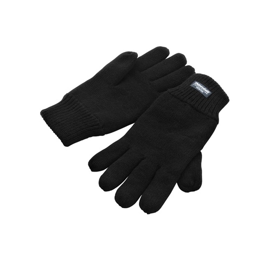 Rekawiczki Klasyczne Ocieplane Thinsulate RT147X - Black