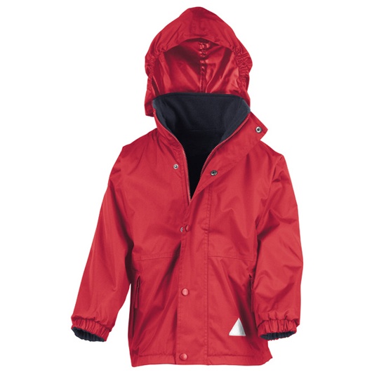 Plaszcz Dzieciecy Klasyczny Wodoodporny z Recyklingu RT160J - Red & Navy
