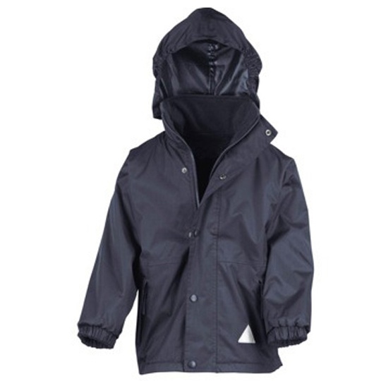 Kurtka Mlodziezowa Wodoodporna Z Recyklingu RT160Y - Navy & Navy