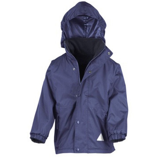 Kurtka Mlodziezowa Wodoodporna Z Recyklingu RT160Y - Royal & Navy