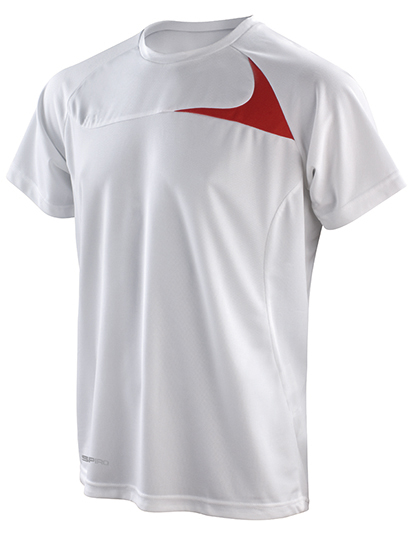 Meska koszulka treningowa RT182 - White & Red