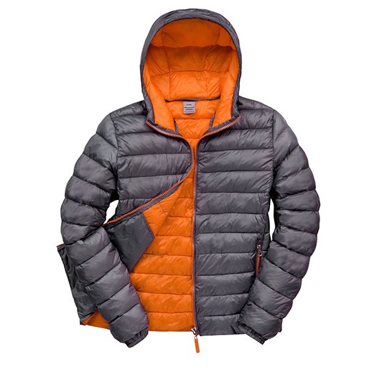 Kurtka Meska Klasyczna Pikowana RT194M - Grey & Orange