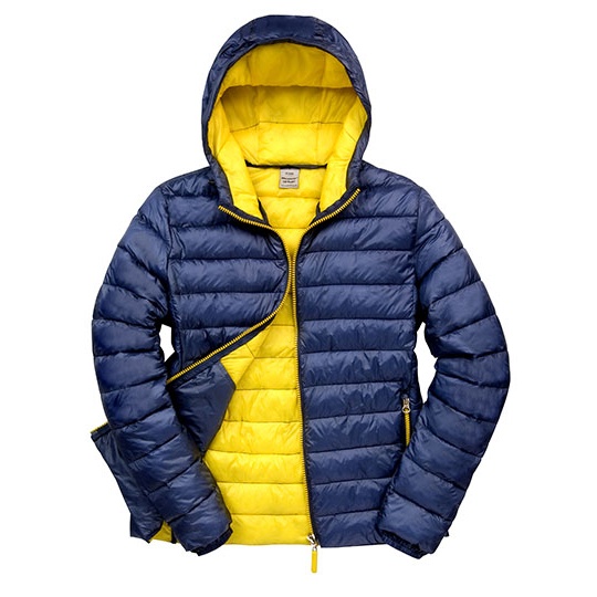 Kurtka Meska Klasyczna Pikowana RT194M - Navy & Yellow