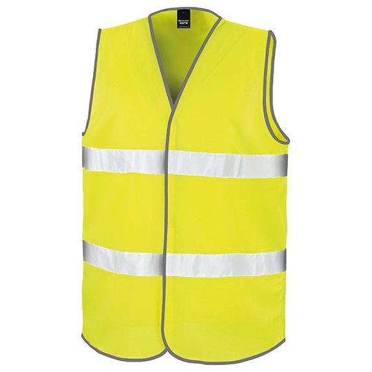 Kamizelka Ostrzegawcza Klasyczna Poliester Odblaskowa RT200 - Fluorescent Yellow
