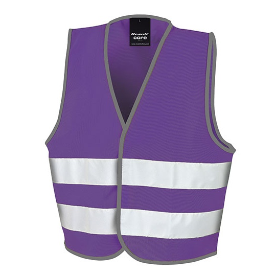 Kamizelka Dziecieca Odblaskowa RT200J - Purple