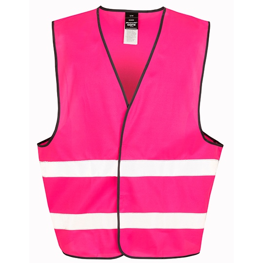 Kamizelka Ostrzegawcza Luzny Kroj Poliester RT200XEV - Pink