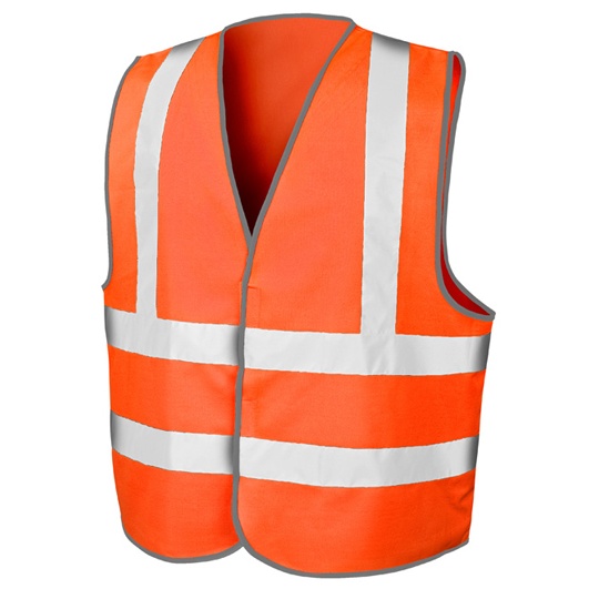 Kamizelka Klasyczna Ostrzegawcza RT201 - Fluorescent Orange