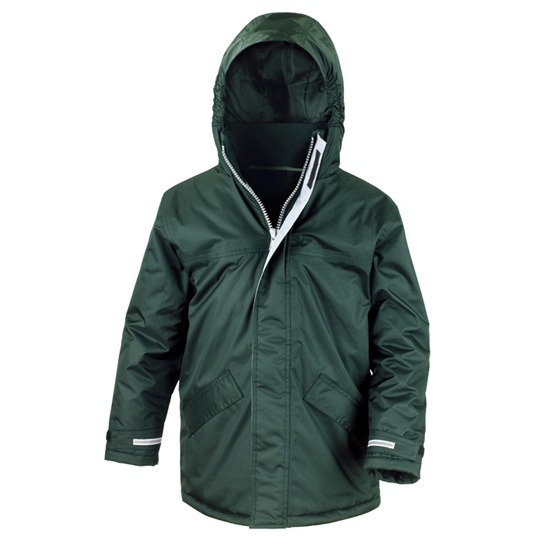 Parka Mlodziezowa Długa Zimowa RT207Y - Bottle