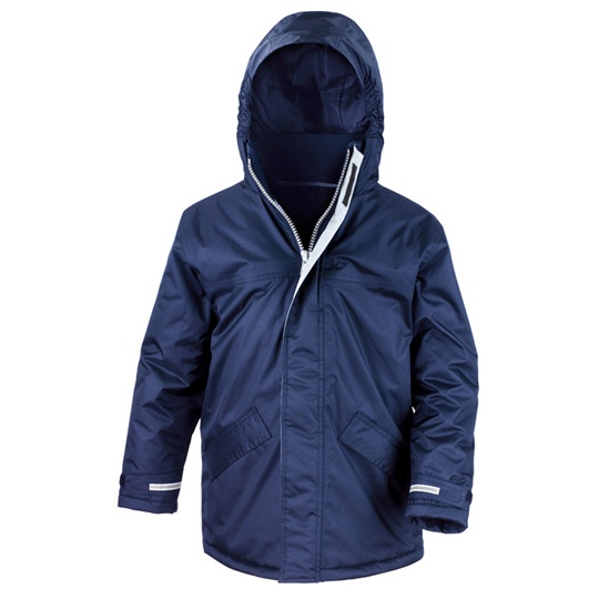 Parka Mlodziezowa Dluga Zimowa RT207Y - Navy