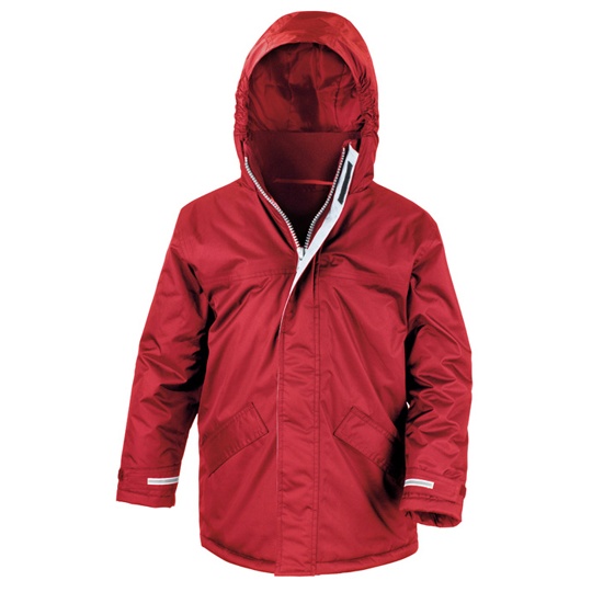 Parka Mlodziezowa Dluga Zimowa RT207Y - Red