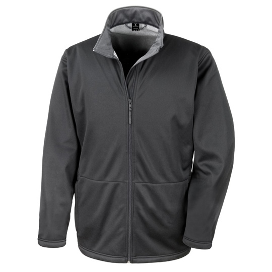 Kurtka Klasyczna Softshell Wodoodporna RT209 - Black