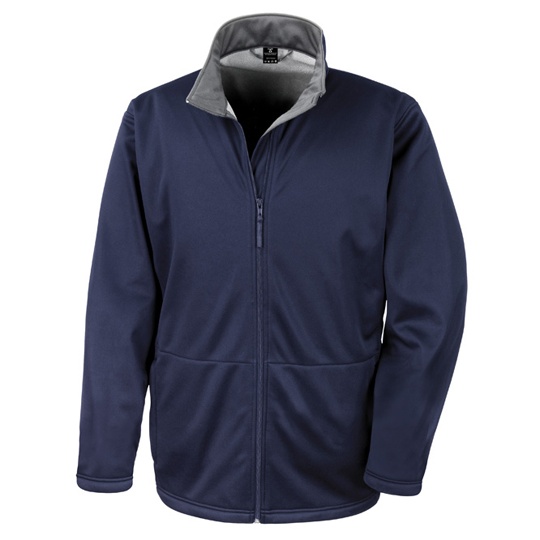 Kurtka Klasyczna Softshell Wodoodporna RT209 - Navy