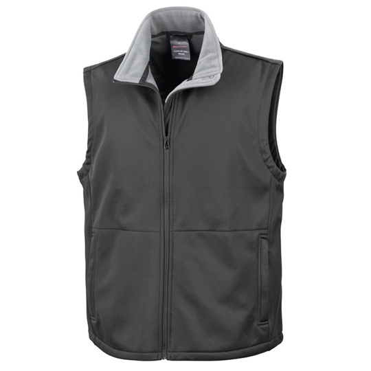 Kamizelka Klasyczna Softshell Wiatroszczelna RT214X - Black
