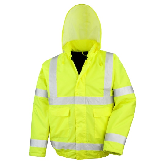 Kurtka Klasyczna Ostrzegawcza Wodoodporna RT217X - Fluorescent Yellow