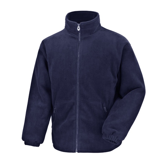 Polar pikowany z zamkiem RT219X - Navy
