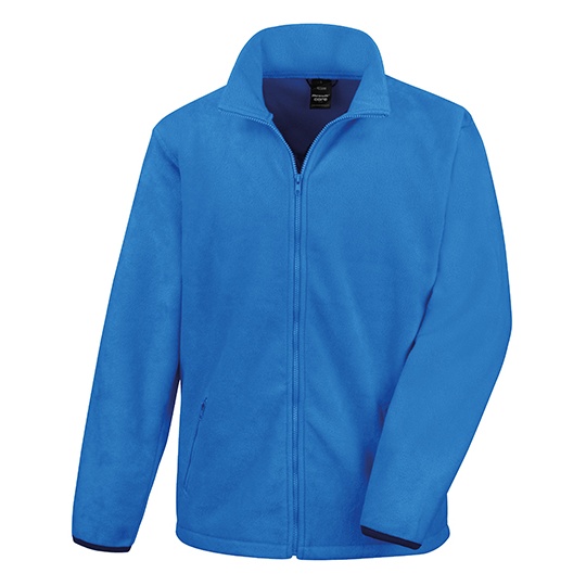 Bluza Klasyczna Polarowa z Zamkiem RT220X - Electric Blue