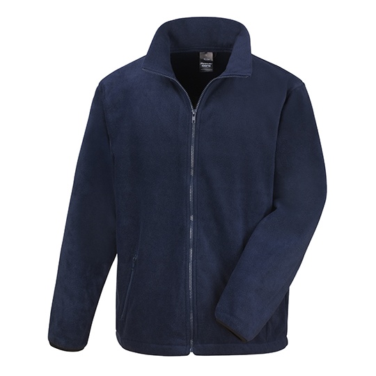 Bluza Klasyczna Polarowa z Zamkiem RT220X - Navy