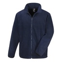 Bluza Klasyczna Polarowa z Zamkiem RT220X - Navy