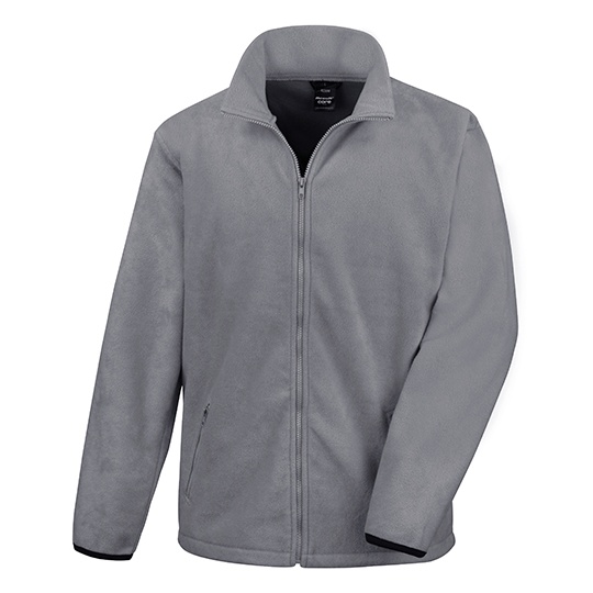 Bluza Klasyczna Polarowa z Zamkiem RT220X - Pure Grey