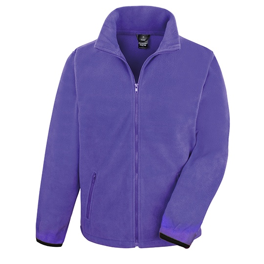 Bluza Klasyczna Polarowa z Zamkiem RT220X - Purple