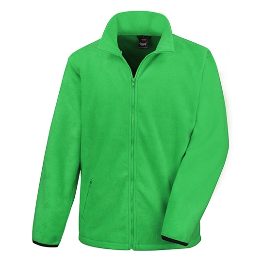 Bluza Klasyczna Polarowa z Zamkiem RT220X - Vivid Green