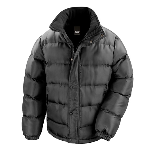 Kurtka Klasyczna Pikowana RT222 - Black
