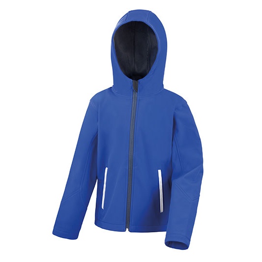 Kurtka Mlodziezowa Softshell z Kapturem RT224Y - Royal & Navy