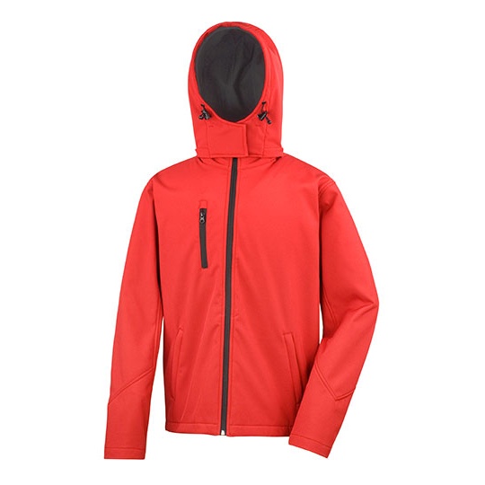 Kurtka Meska Softshell Wodoodporna Oddychajaca RT230M - Red & Black