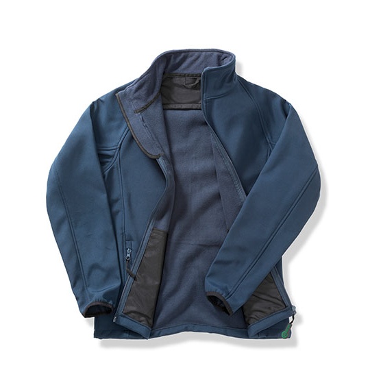 Kurtka Meska Klasyczna Softshell Wodoodporna RT231 - Navy & Navy