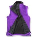 Kamizelka Softshell Meska Klasyczna Wodoodporna RT232 - Purple & Black