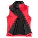 Kamizelka Softshell Meska Klasyczna Wodoodporna RT232 - Red & Black