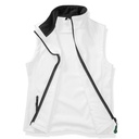 Kamizelka Softshell Meska Klasyczna Wodoodporna RT232 - White & Black