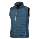 Kamizelka pikowana softshell z recyklingu RT238 - Navy & Grey