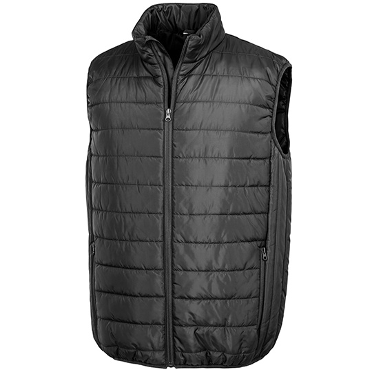 Kamizelka Ocieplana Poliester z Recyklingu RT244 - Black