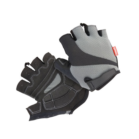 Rekawiczki Sportowe Bez Palcow RT257 - Grey & Black