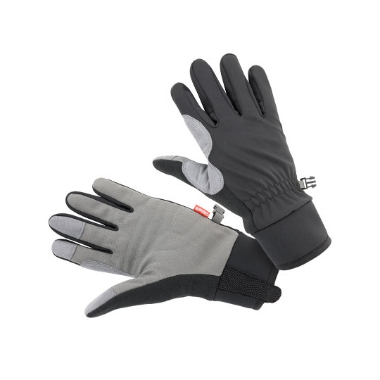 Rękawiczki rowerowe unisex długie RT258 - Black & Grey