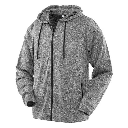 Meska bluza z kapturem RT277M - Marl Grey