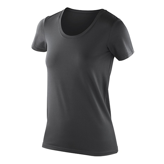 T-shirt Damski Klasyczny Oddychajacy Szybkoschnacy RT280F - Black
