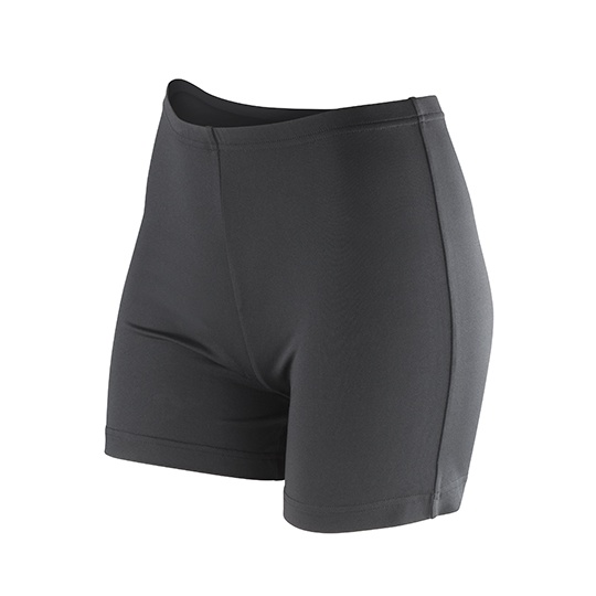 Damskie szorty slim RT283F - Black