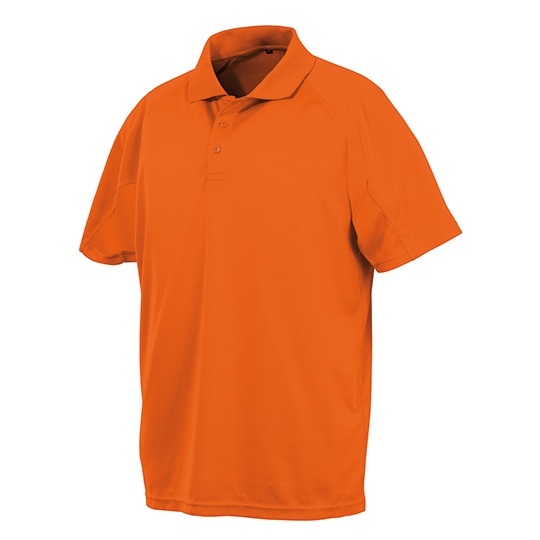 Koszulka Polo Meska Szybkoschnaca Poliester RT288 - Fluorescent Orange